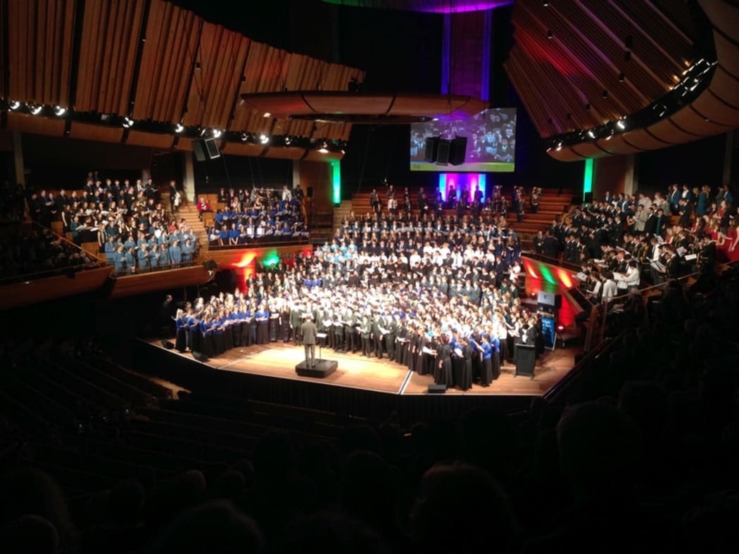 Massed Choir during the 2015 finale of the Big Sing