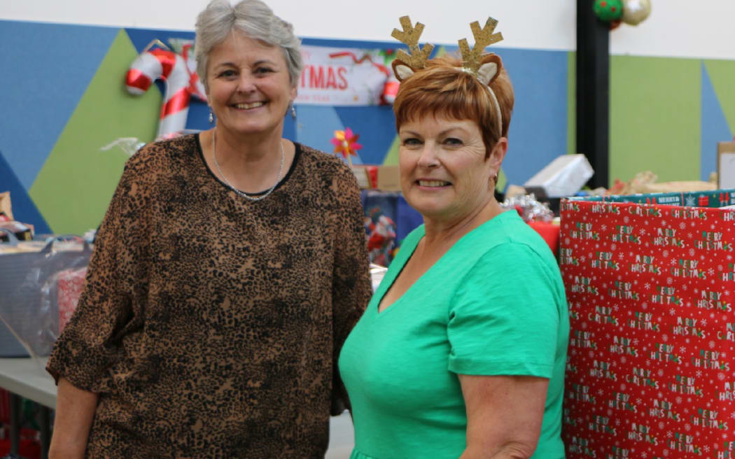 Jill Hawkey, Christchurch Methodist Mission executive director, and Glenda Marshall, Support a Family organiser.