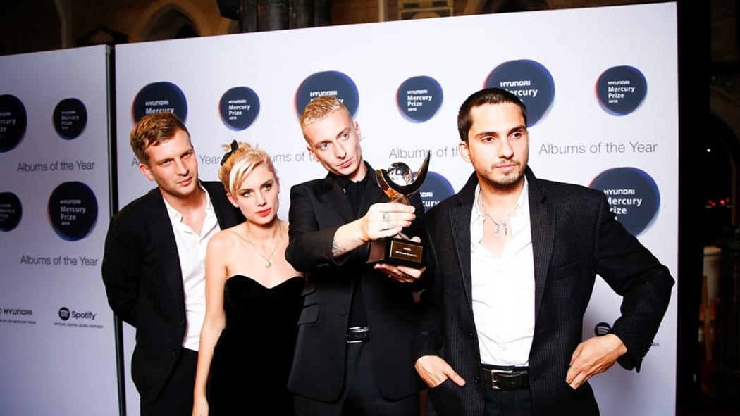 Wolf Alice with the 2018 Mercury Music Prize