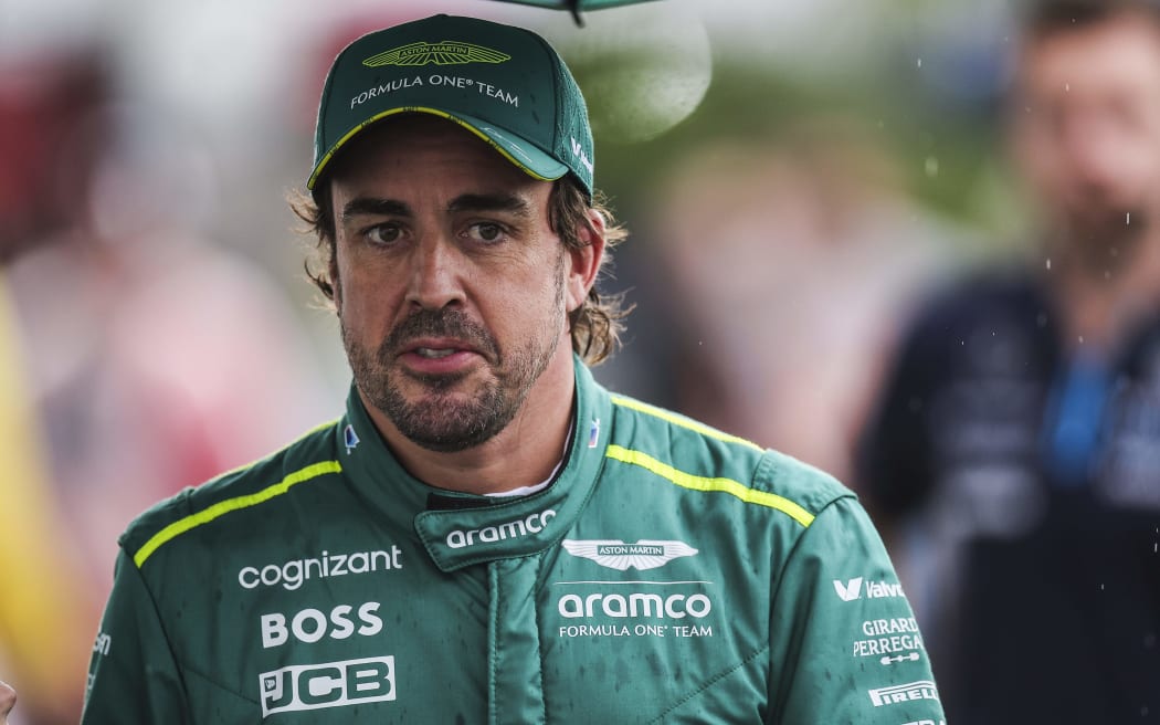 Aston Martin F1 Team driver Fernando Alonso.