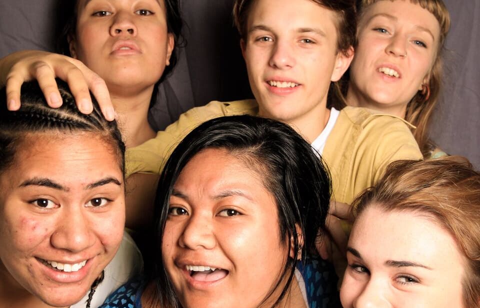 Cast members of The Island performed by Massive Nui Ensemble in Auckland