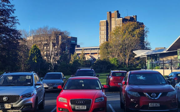 A University of Canterbury car park.