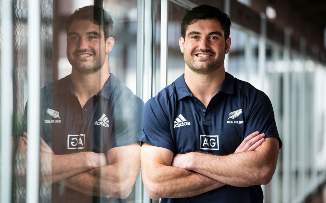 New All Blacks loose forward Luke Jacobson during an All Blacks media day, held at the Hertitage Hotel, Aukland, in preparation for the Investec Rugby Championship.   03  July  2019.
Copyright photo: Brett Phibbs / www.photosport.nz