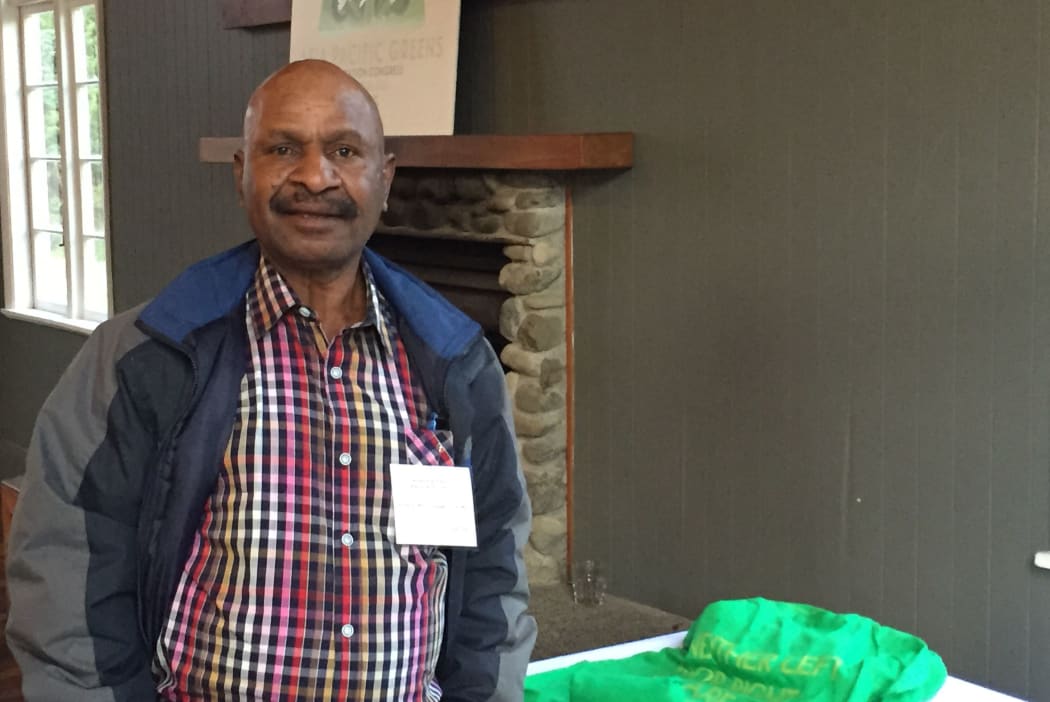 Andrew Kutapae of the Papua New Guinea Green movement.