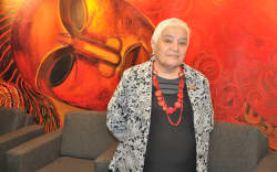 Tariana Turia at the Waitangi Tribunal.