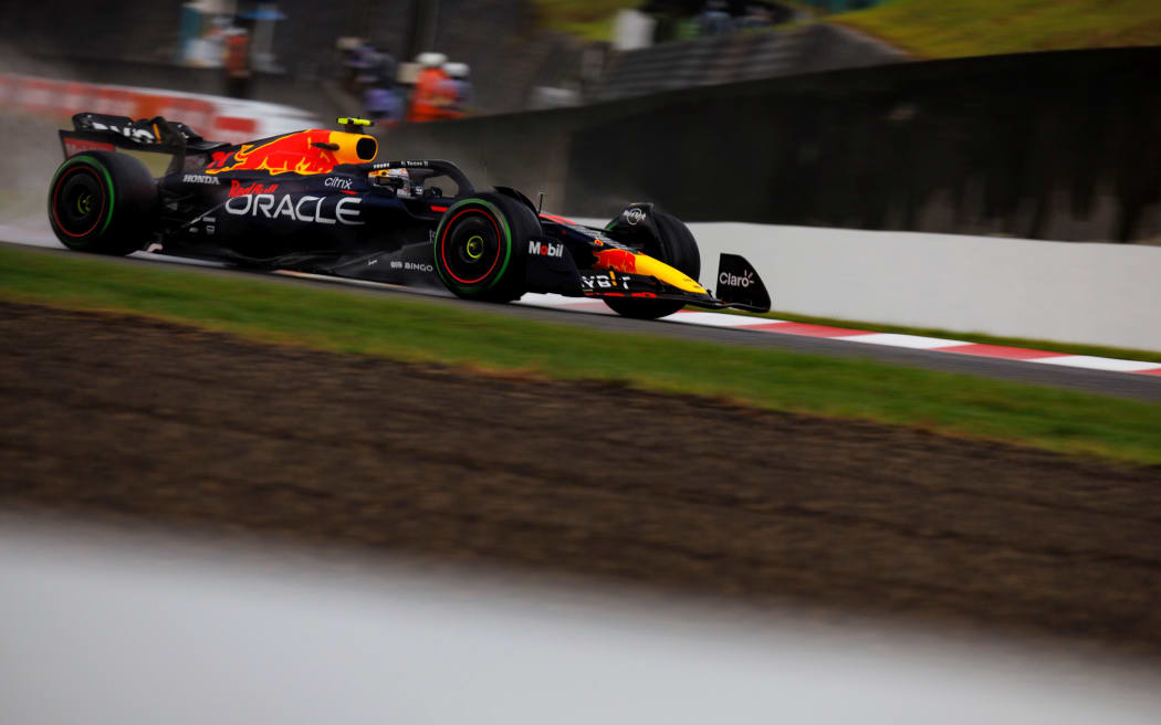 Red Bull driver Sergio Perez