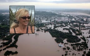 Steohanie King, inset, is missing, feared drowned, along with two of her young children.