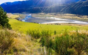 Landscape in Lewis Pass, South Island, New Zealand