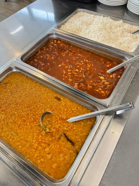 The Mangere Refugee Centre's kitchen staff has provided of their dinner meal during Ramadan, 2025.