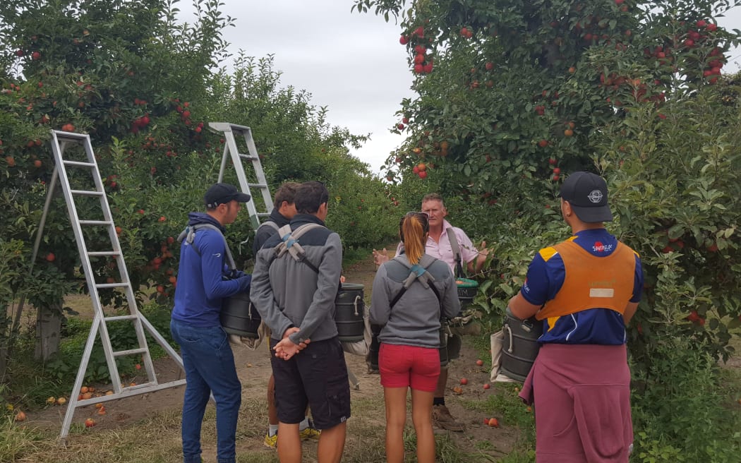 Bostock foreman Jim MacDonald teaches new recruits.