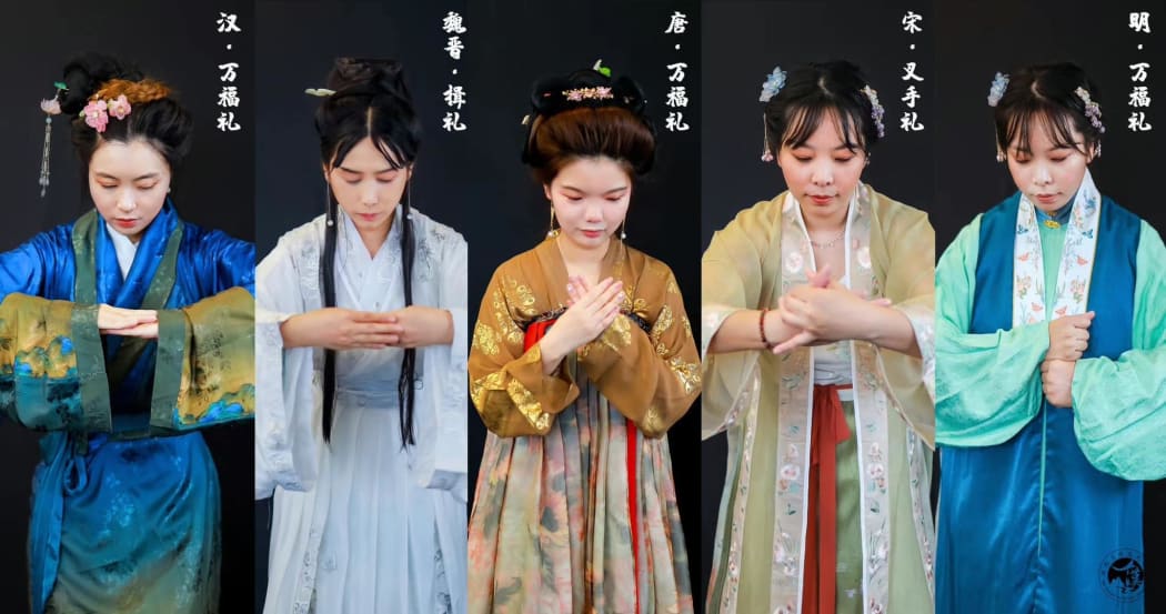 Hanfu Costume Styles and Etiquette Introduction Workshop at Pakuranga Library on 19th March, 2023.