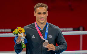 David Nyika, Bronze, mens boxing. Tokyo 2021 Olympic Games.