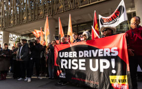 Uber rally at Supreme Court