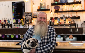 Fortune Favours Head Brewer Dale Cooper and Pete the Pug