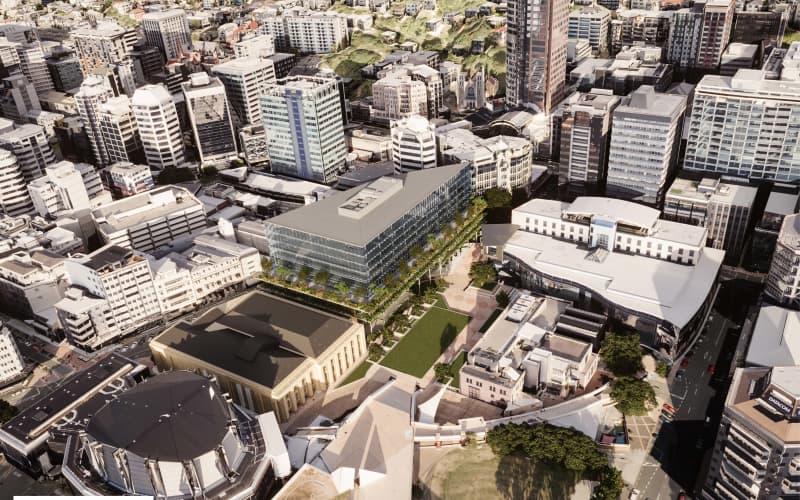 Wellington's Te Ngākau Civic Square to get new commercial space | RNZ