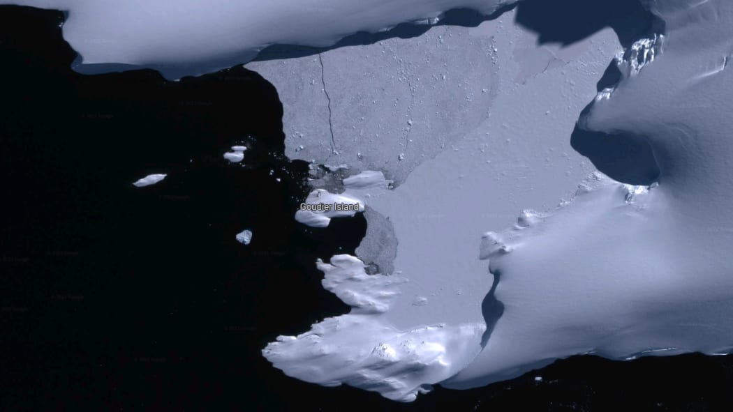 Goudier Island on the Antarctic Peninsula.