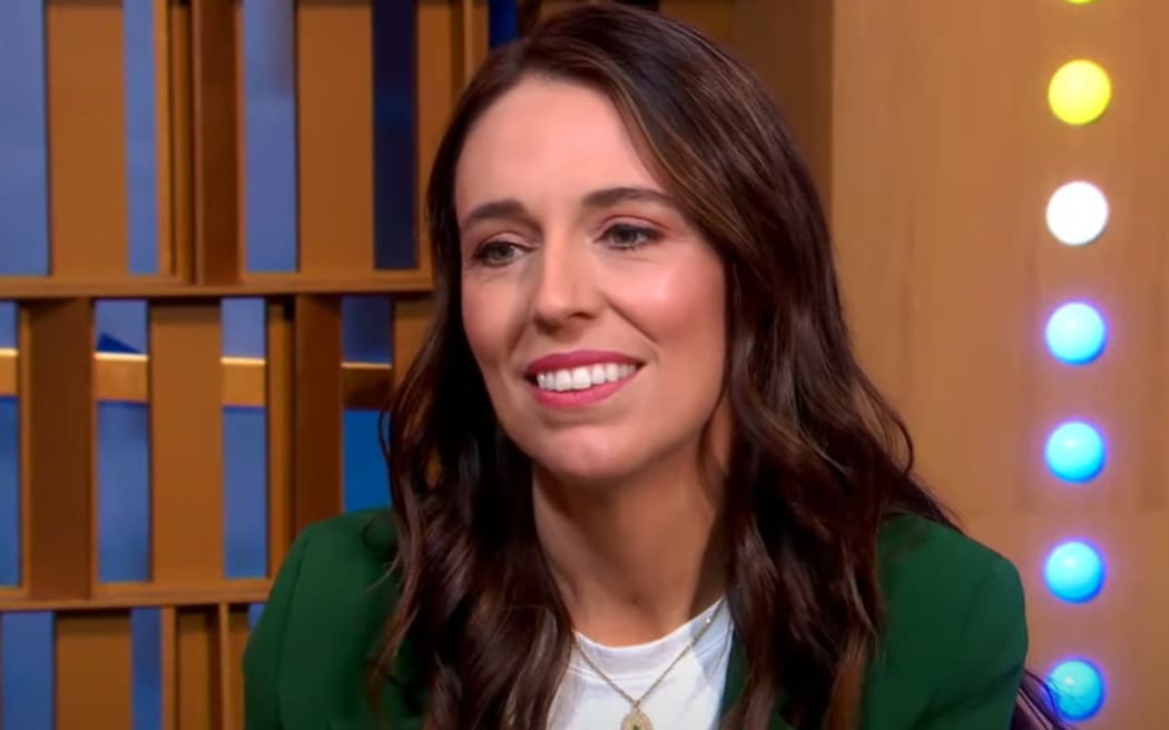 Jacinda Ardern on Good Morning America.