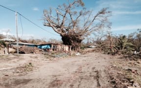The first images emerge of destruction in Tanna, Vanuatu, after Cyclone Pam.
