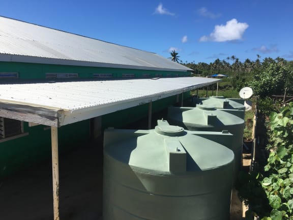 Nine water tanks have been installed in Ha'apai by the New Zealand Defence Force.