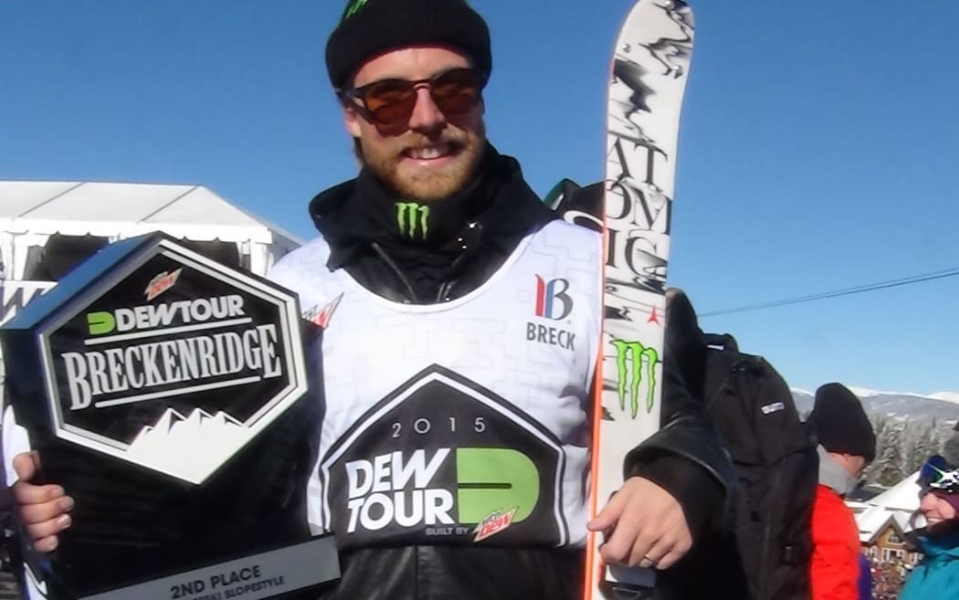 Jossi Wells has finished runner-up in the slope style at Dew Tour in Breckenridge, USA.
