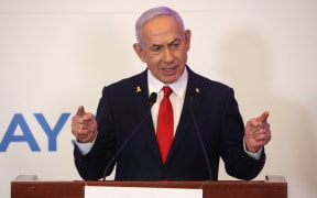 Israel's Prime Minister Benjamin Netanyahu speaks during an event in Jerusalem on 27 July, 2025.