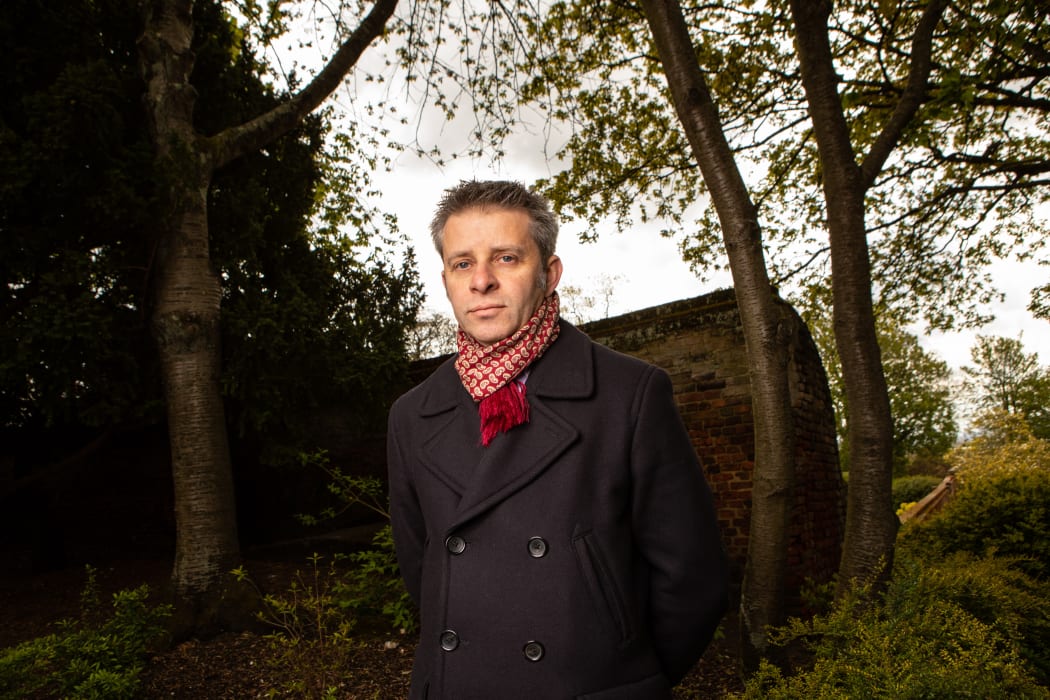 David Wengrow, photographed at Waterlow Park in North London.