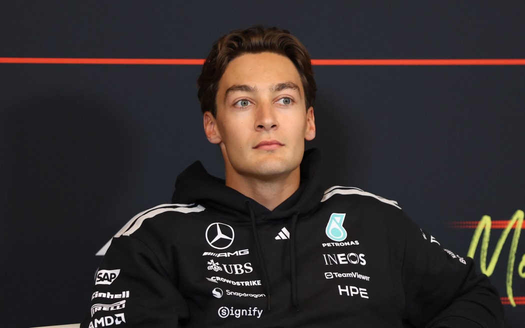 George Russell takes Barcelona pole ahead of Lewis Hamilton, Charles Leclerc crashes | RNZ News