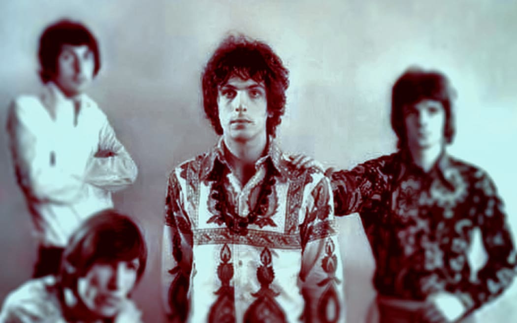 Syd Barrett (centre) with Pink Floyd 1967.