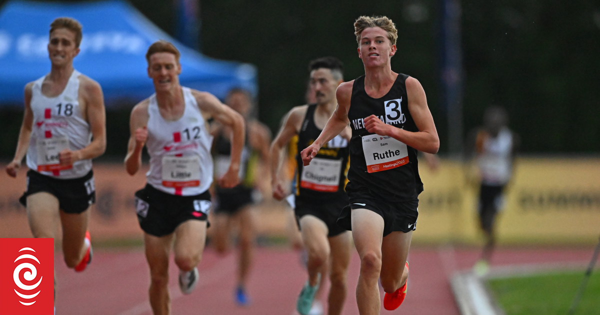 Sam Ruthe youngest man ever to win national senior athletics title