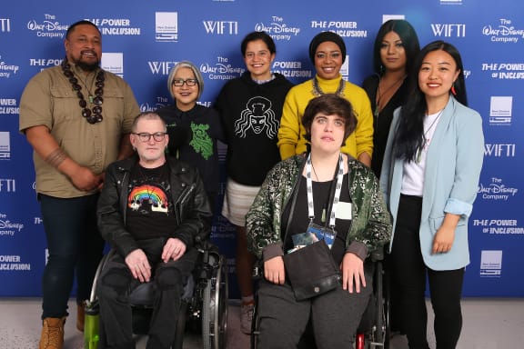 Tanu Gago, Phillip Patston, Henrietta Bollinger, Ana Scotney, Malika Bilal, Jaycee Tanuvasa and Julie Zhu addressed hundreds at the summit.