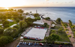 Tahiti's Parc Aorai Tini Hau where all the matches of the OFC Beach Soccer Nations Cup 2019 will play out.