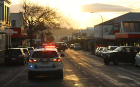 Early morning scene on Broadway, Kaikohe's main street.