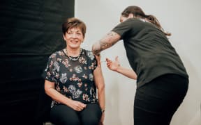 New Zealand governor-general  Dame Patsy Reddy gets her Covid-19 vaccination.