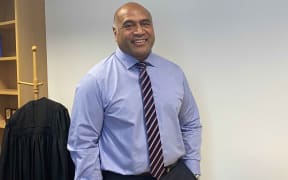 Former Manu Samoa prop and new district court judge Mike Mika.