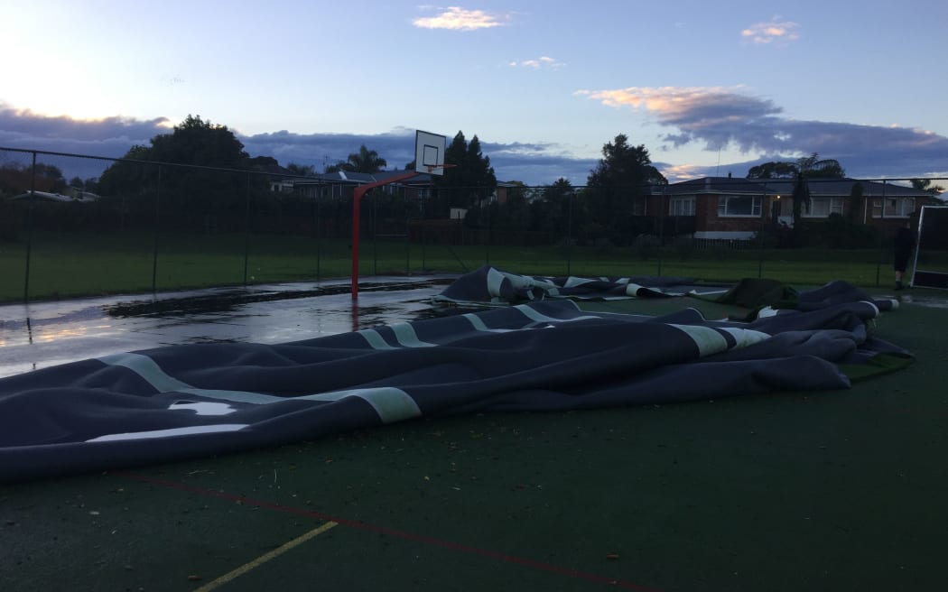 Damage at Mt Maunganui Intermediate