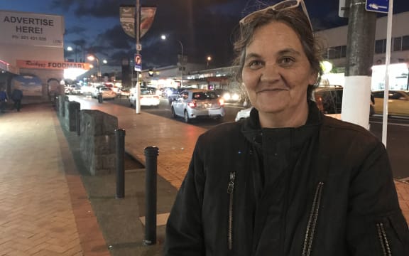 Debbie Munroe on the streets of Manrewa.