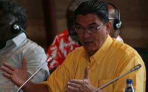 Vanuatu opposition leader Moana Carcasses