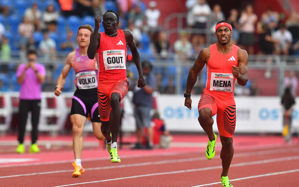 Australia’s Gout Gout powers to victory in the Men's 200m event at the 64th Golden Spike athletics meeting in Ostrava, Czech Republic.