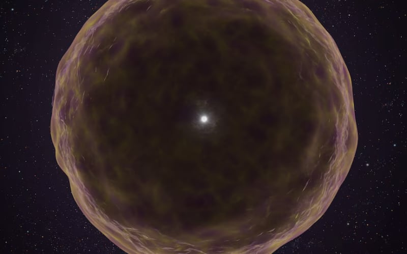 Astronomers get first look deep inside a star during supernova ...