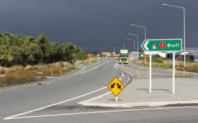 Bluff Highway (State Highway 1) is the only road in and out of the southern port town of the same name.