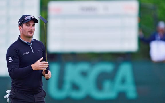 NZ golfer Ryan FOX at the 2018 US Open at Shinnecock Hills, NY.