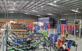 Royal Gala apples in the Thomas Brothers Talasea Packhouse being packaged for export.