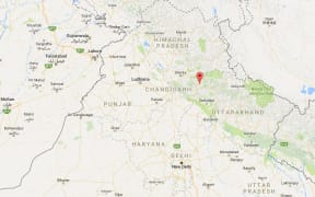 A bus has crashed into the Tons River, near Shimla in Northern India