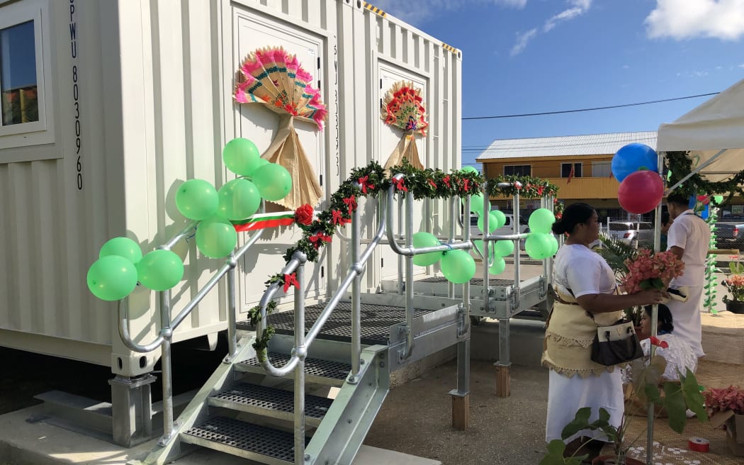 Tonga's new environmental health laboratory.