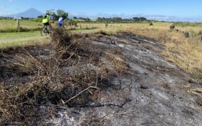 Te Rewa Rewa Bridge fire, New Plymouth