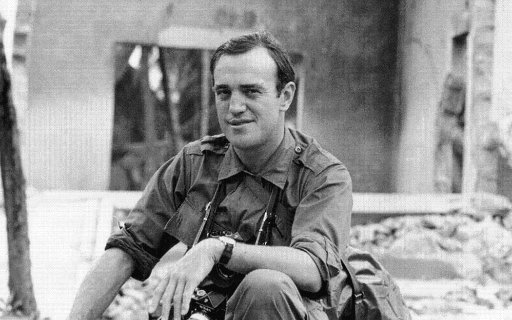 Peter Arnett when he was a reporter for Associated Press in Vietnam.