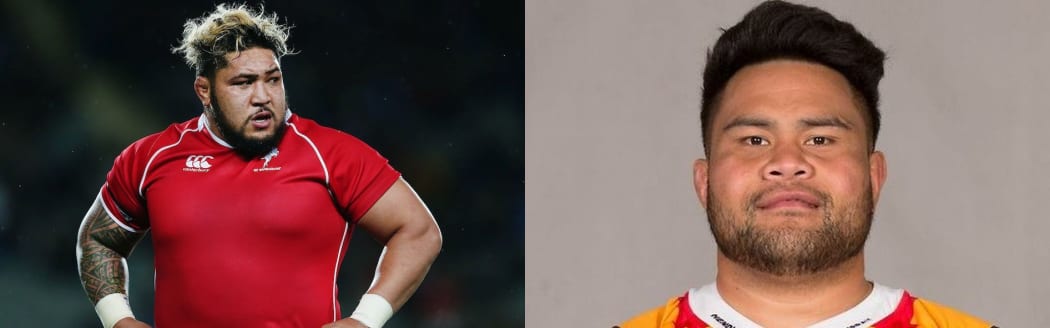 New props Ben Tameifuna, (left), and Latu Talakai