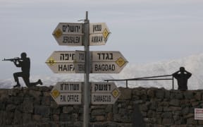 A view of Mont Bental in the Israeli-occupied Golan Heights, on January 20, 2019.