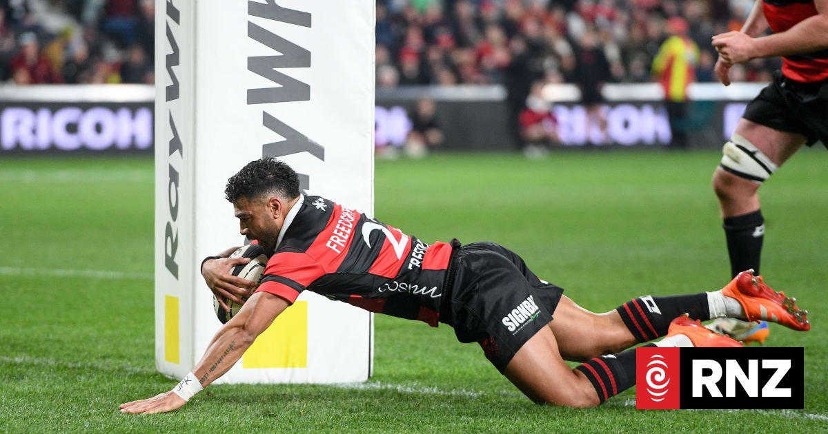 NPC: Mo'unga scores match-winning try for Canterbury against Auckland
