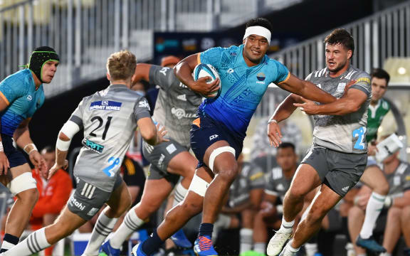 Super Rugby pre-season match between Moana Pasifika and Chiefs at Mt Smart Stadium. Auckland.